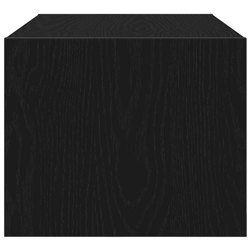 vidaXL TV Cabinets 2 pcs Black Oak 60x31x25.5 cm Engineered Wood