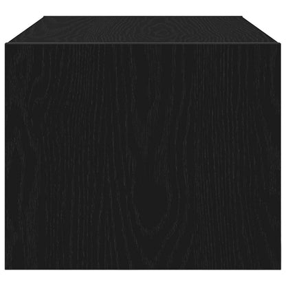 vidaXL TV Cabinets 2 pcs Black Oak 60x31x25.5 cm Engineered Wood