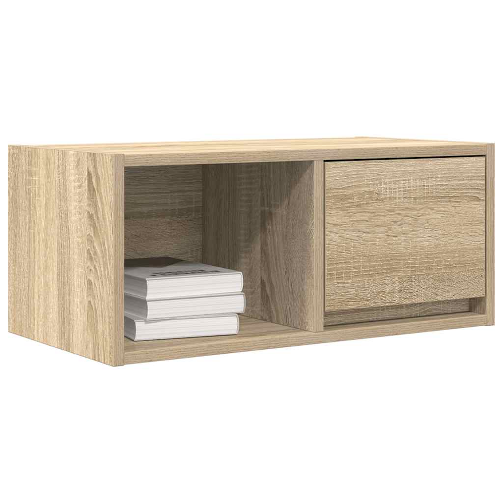 vidaXL TV Cabinet Sonoma Oak 60x31x25.5 cm Engineered Wood