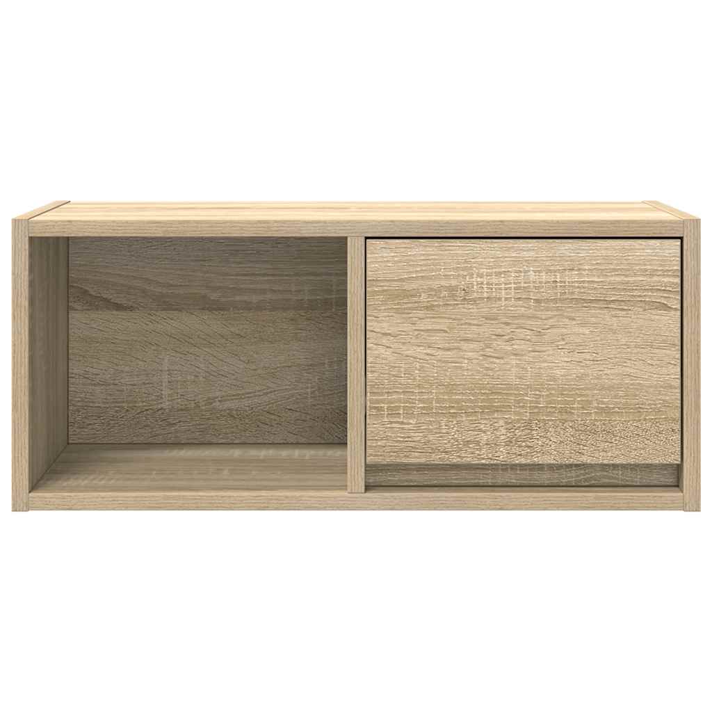 vidaXL TV Cabinets 2 pcs Sonoma Oak 60x31x25,5 cm Engineered Wood