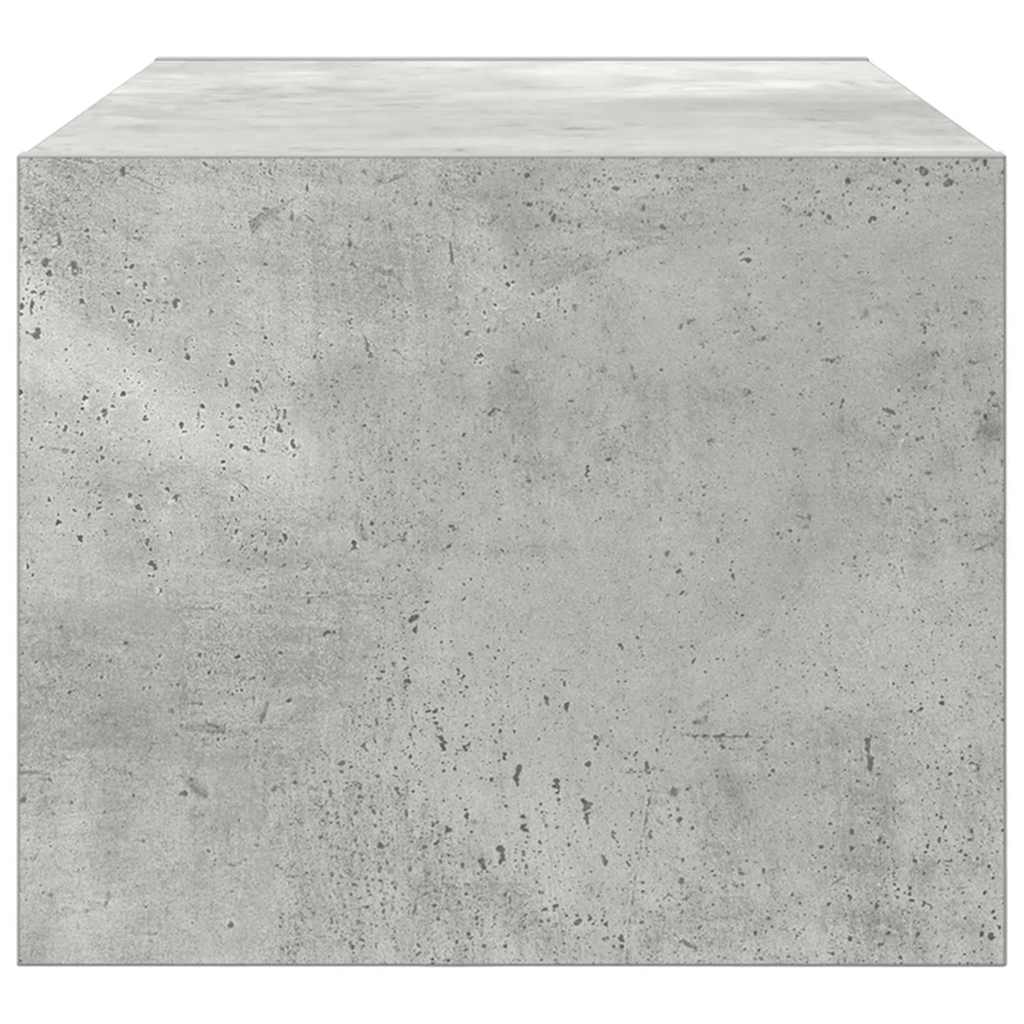 vidaXL TV Cabinet Concrete Grey 60x31x25.5 cm Engineered Wood