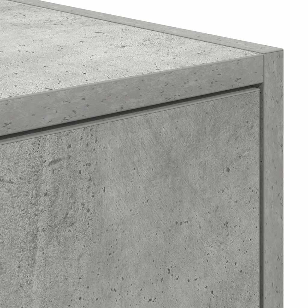 vidaXL TV Cabinet Concrete Grey 60x31x25.5 cm Engineered Wood