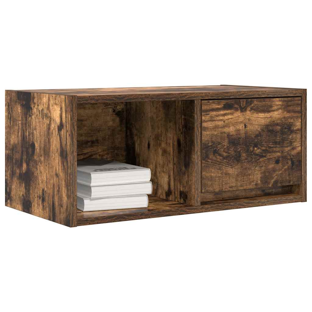 vidaXL TV Cabinets 2 pcs Smoked Oak 60x31x25.5 cm Engineered Wood