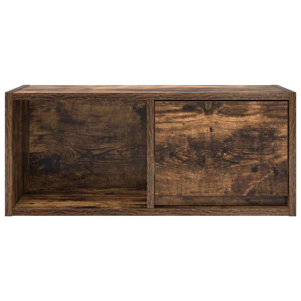 vidaXL TV Cabinets 2 pcs Smoked Oak 60x31x25.5 cm Engineered Wood