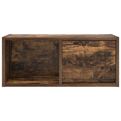 vidaXL TV Cabinets 2 pcs Smoked Oak 60x31x25.5 cm Engineered Wood