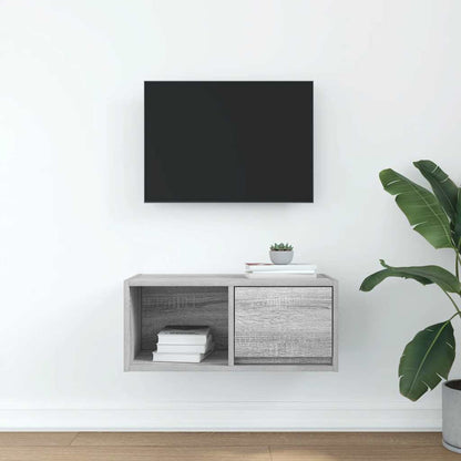 vidaXL TV Cabinet Grey Sonoma 60x31x25.5 cm Engineered Wood