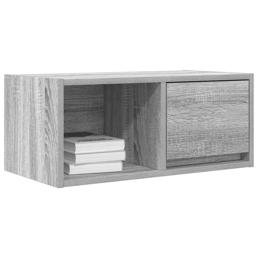 vidaXL TV Cabinet Grey Sonoma 60x31x25.5 cm Engineered Wood