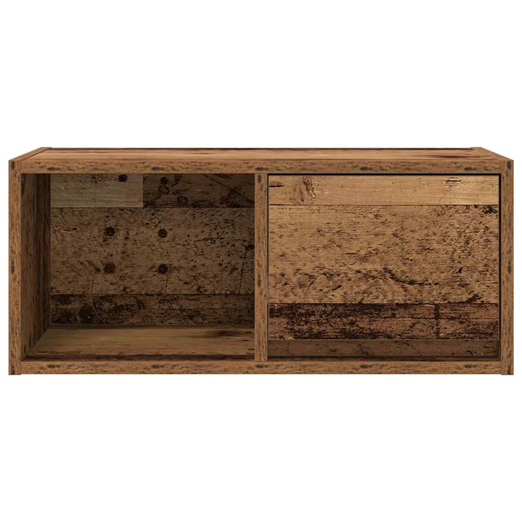 vidaXL TV Cabinet Old Wood 60x31x25.5 cm Engineered Wood