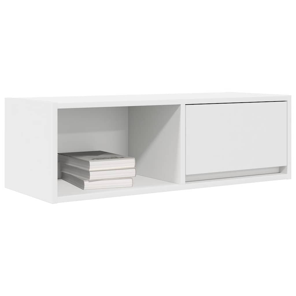 vidaXL TV Cabinet White 80x31x25.5 cm Engineered Wood