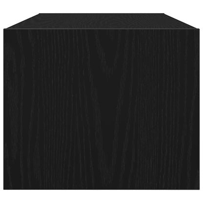 vidaXL TV Cabinets 2 pcs Black Oak 80x31x25.5 cm Engineered Wood