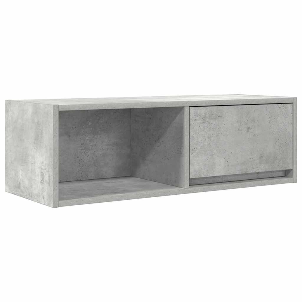 vidaXL TV Cabinets 2 pcs Concrete Grey 80x31x25.5 cm Engineered Wood