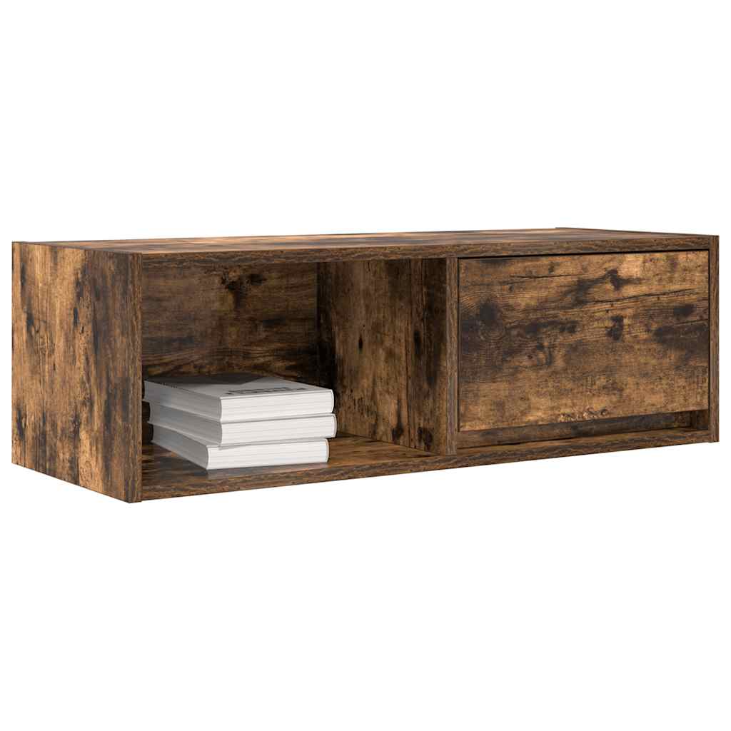 vidaXL TV Cabinets 2 pcs Smoked Oak 80x31x25.5 cm Engineered Wood