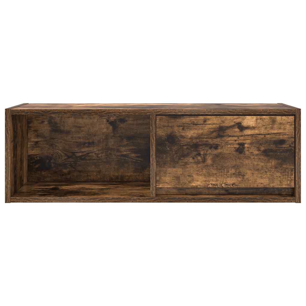 vidaXL TV Cabinets 2 pcs Smoked Oak 80x31x25.5 cm Engineered Wood