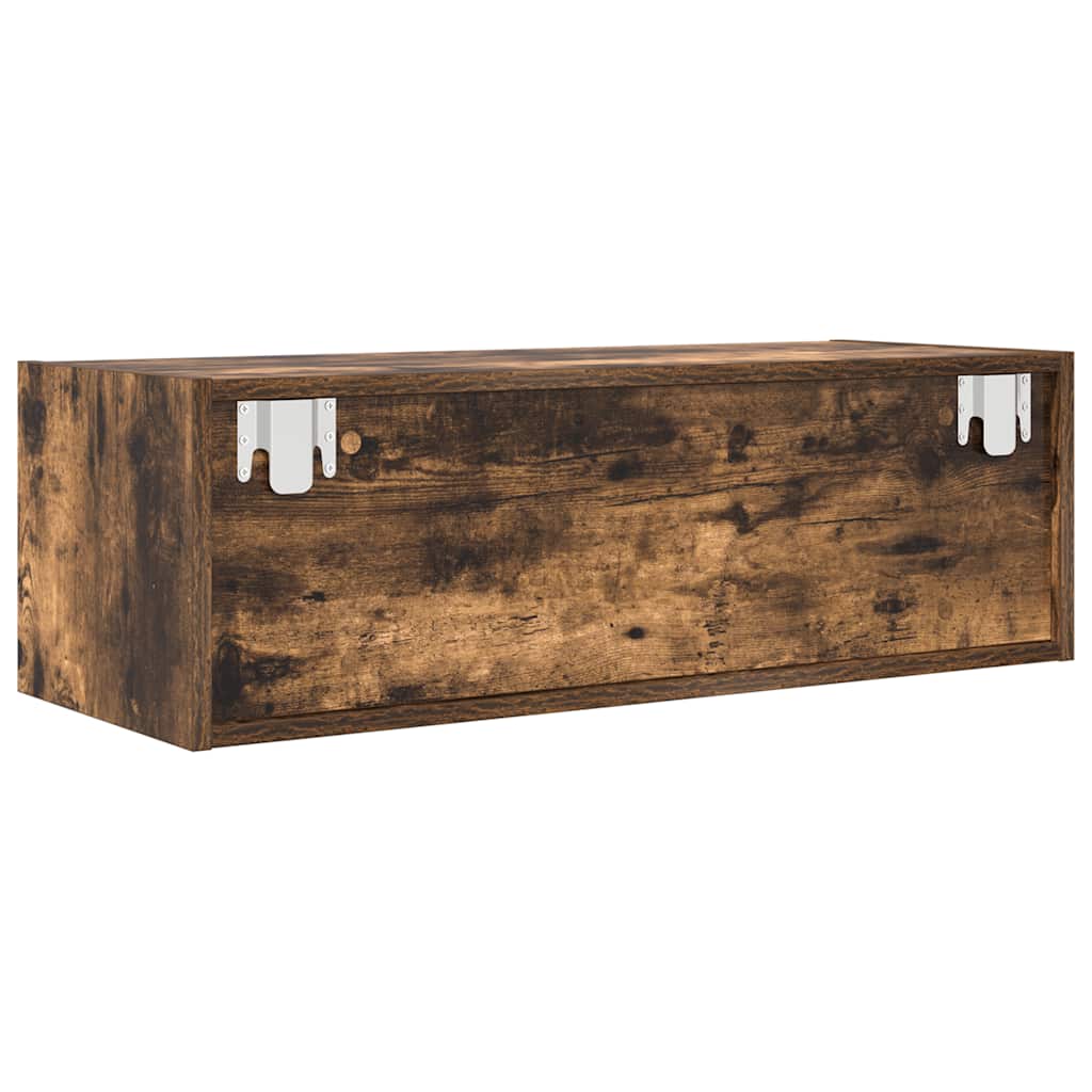 vidaXL TV Cabinets 2 pcs Smoked Oak 80x31x25.5 cm Engineered Wood