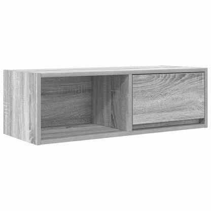 vidaXL TV Cabinet Grey Sonoma 80x31x25.5 cm Engineered Wood