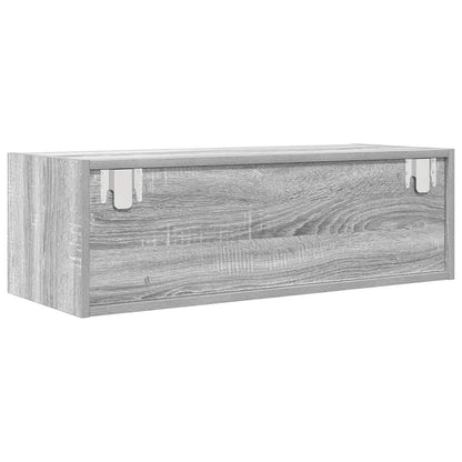 vidaXL TV Cabinet Grey Sonoma 80x31x25.5 cm Engineered Wood