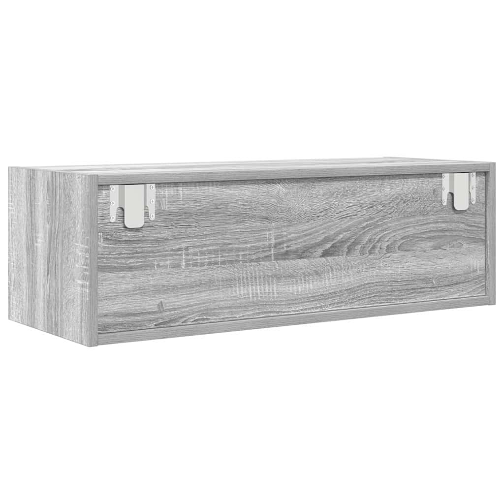 vidaXL TV Cabinets 2 pcs Grey Sonoma 80x31x25.5 cm Engineered Wood