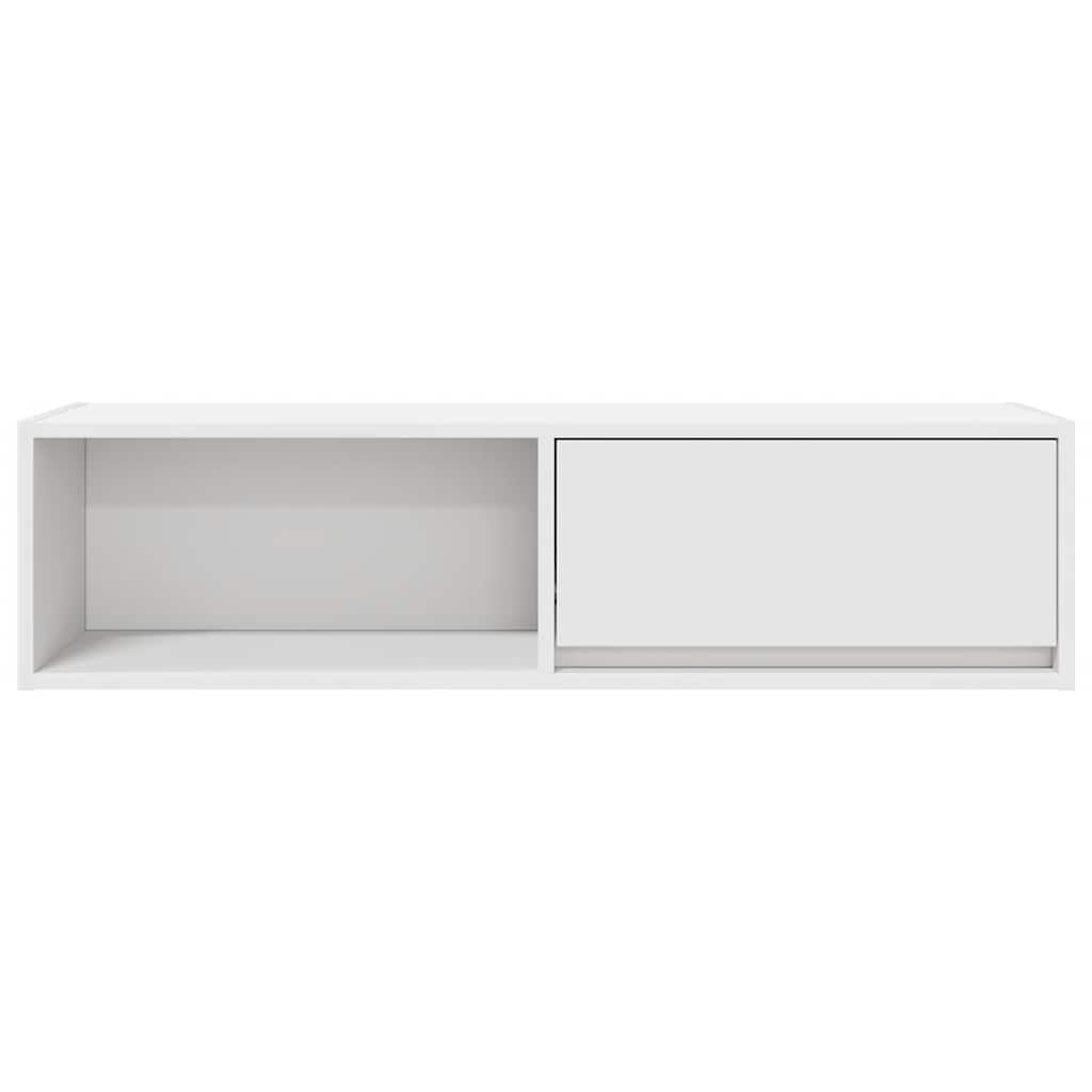 vidaXL TV Cabinets 2 pcs White 100x31x25.5 cm Engineered Wood