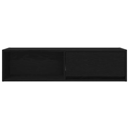 vidaXL TV Cabinets 2 pcs Black Oak 100x31x25.5 cm Engineered Wood