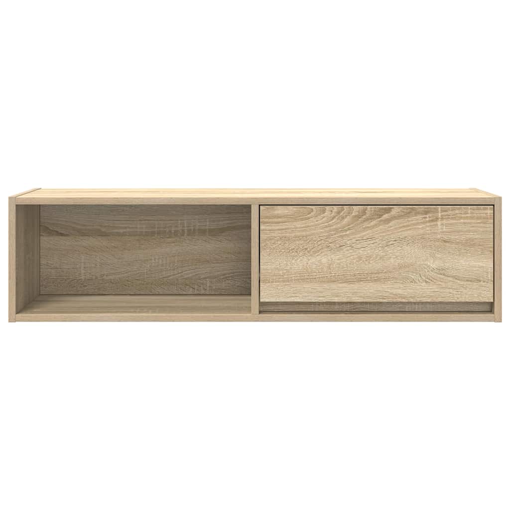 vidaXL TV Cabinet Sonoma Oak 100x31x25.5 cm Engineered Wood