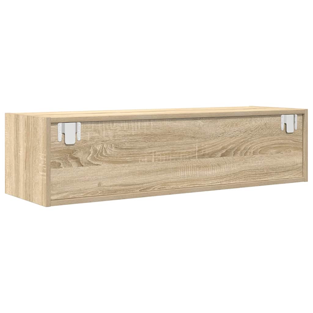 vidaXL TV Cabinet Sonoma Oak 100x31x25.5 cm Engineered Wood