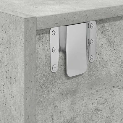 vidaXL TV Cabinet Concrete Grey 100x31x25.5 cm Engineered Wood