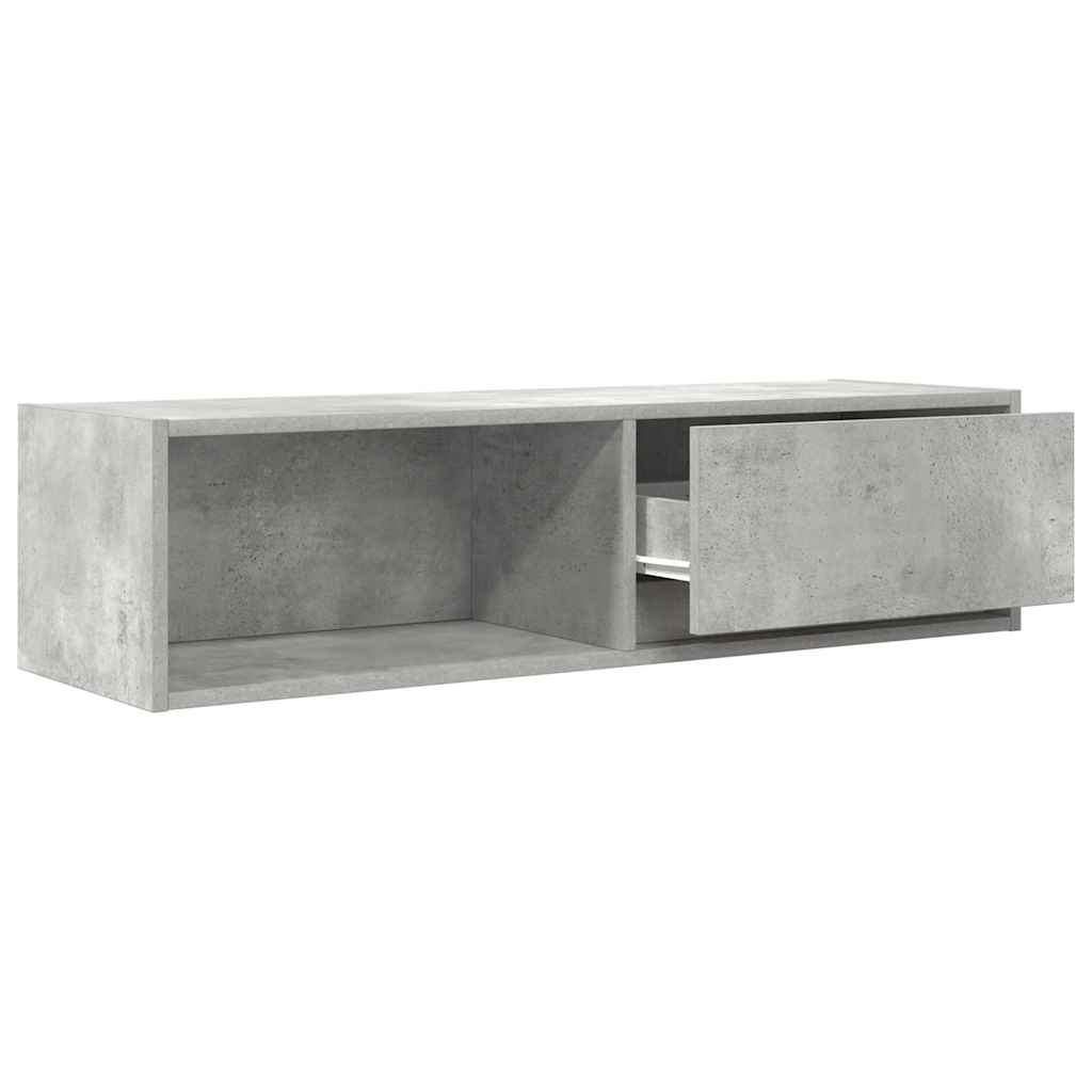 vidaXL TV Cabinets 2 pcs Concrete Grey 100x31x25.5 cm Engineered Wood