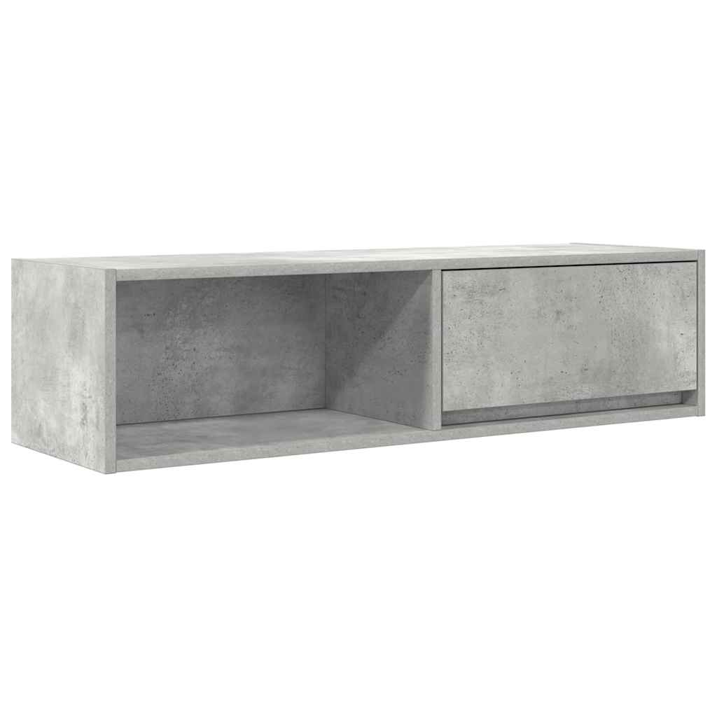 vidaXL TV Cabinets 2 pcs Concrete Grey 100x31x25.5 cm Engineered Wood