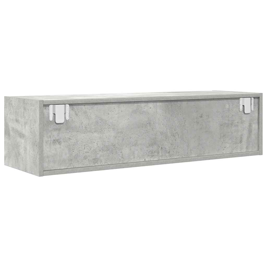 vidaXL TV Cabinets 2 pcs Concrete Grey 100x31x25.5 cm Engineered Wood