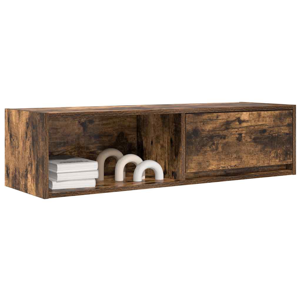 vidaXL TV Cabinets 2 pcs Smoked Oak 100x31x25.5 cm Engineered Wood