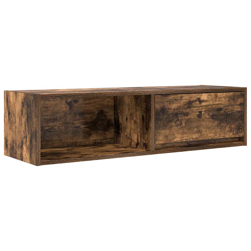 vidaXL TV Cabinets 2 pcs Smoked Oak 100x31x25.5 cm Engineered Wood