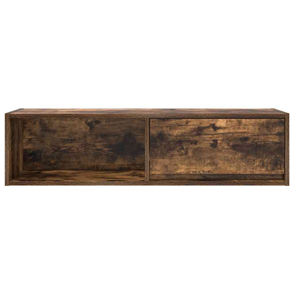 vidaXL TV Cabinets 2 pcs Smoked Oak 100x31x25.5 cm Engineered Wood
