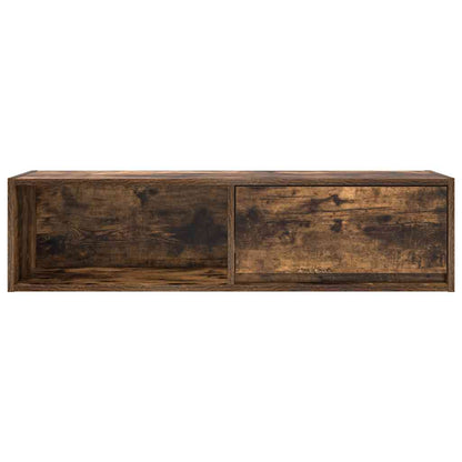 vidaXL TV Cabinets 2 pcs Smoked Oak 100x31x25.5 cm Engineered Wood