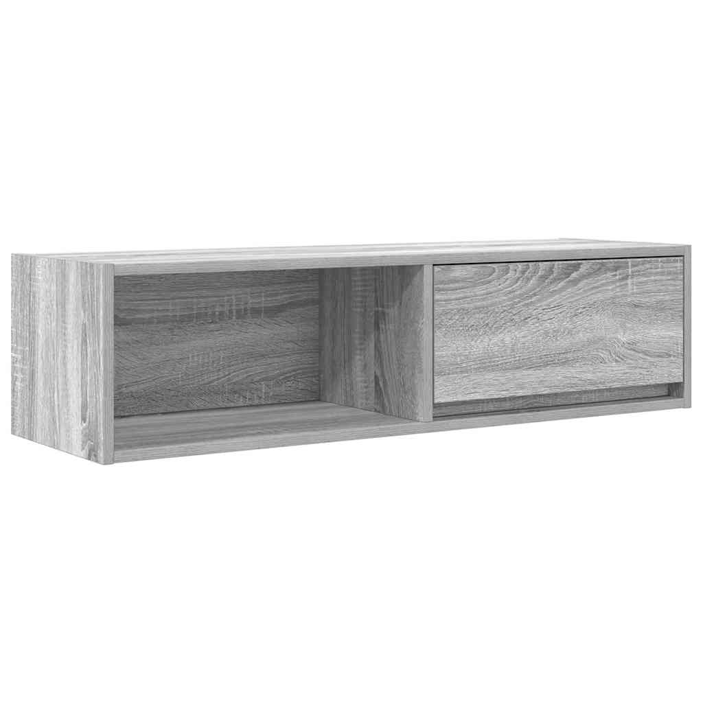 vidaXL TV Cabinet Grey Sonoma 100x31x25.5 cm Engineered Wood