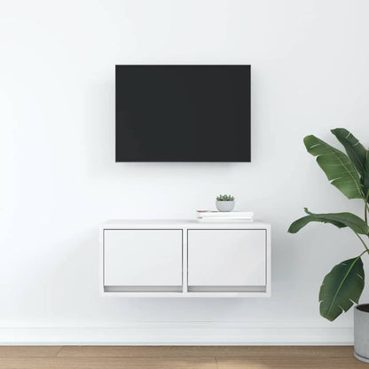 vidaXL TV Cabinet White 60x31x25,5 cm Engineered Wood