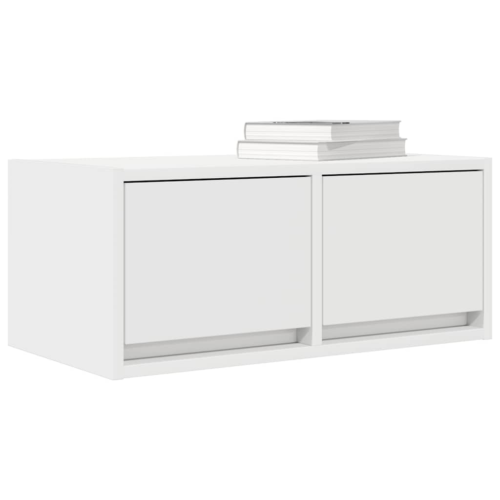 vidaXL TV Cabinet White 60x31x25,5 cm Engineered Wood