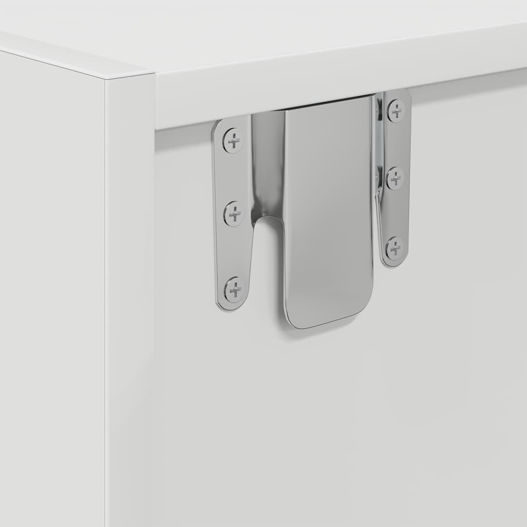 vidaXL TV Cabinets 2 pcs White 60x31x25,5 cm Engineered Wood