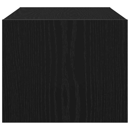 vidaXL TV Cabinets 2 pcs Black Oak 60x31x25,5 cm Engineered Wood