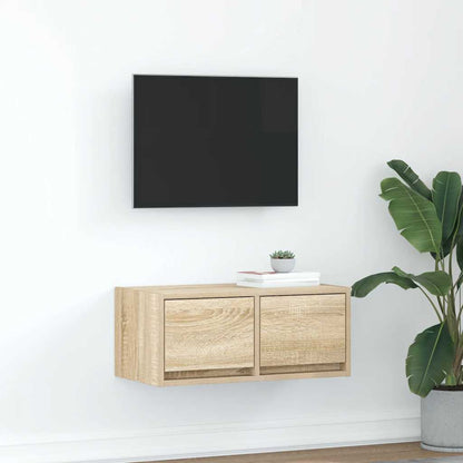 vidaXL TV Cabinet Sonoma Oak 60x31x25,5 cm Engineered Wood