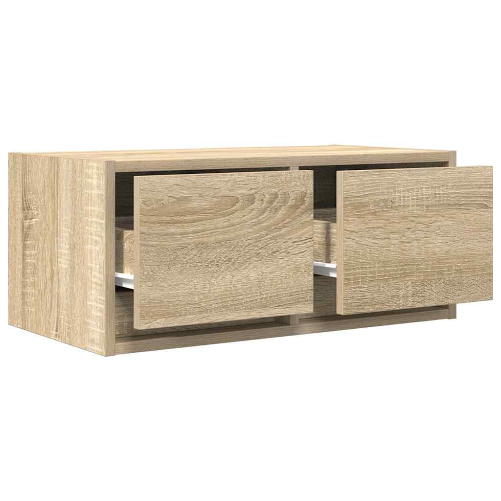 vidaXL TV Cabinets 2 pcs Sonoma Oak 60x31x25,5 cm Engineered Wood