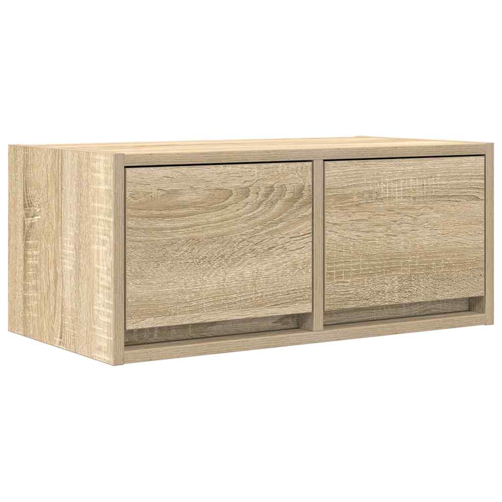 vidaXL TV Cabinets 2 pcs Sonoma Oak 60x31x25,5 cm Engineered Wood