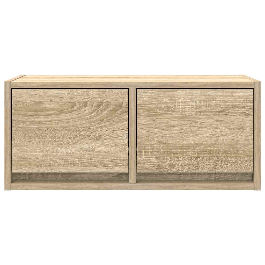 vidaXL TV Cabinets 2 pcs Sonoma Oak 60x31x25,5 cm Engineered Wood