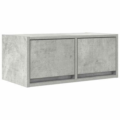 vidaXL TV Cabinet Concrete Grey 60x31x25,5 cm Engineered Wood