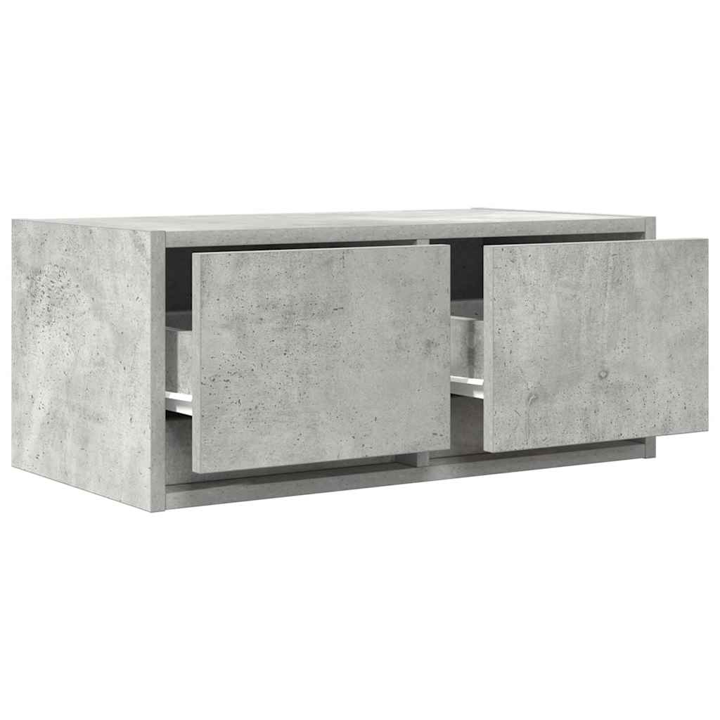 vidaXL TV Cabinet Concrete Grey 60x31x25,5 cm Engineered Wood