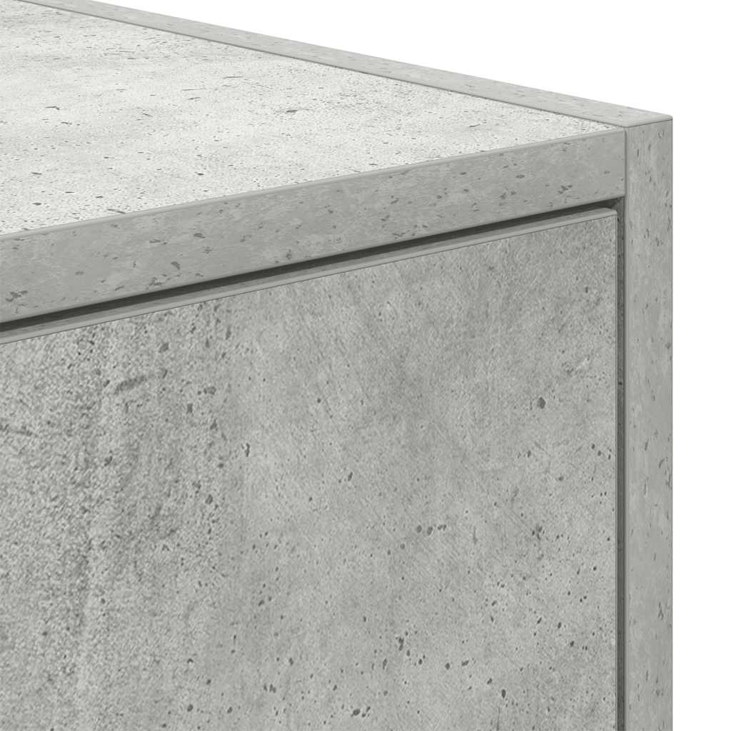 vidaXL TV Cabinets 2 pcs Concrete Grey 60x31x25.5 cm Engineered Wood