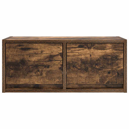 vidaXL TV Cabinets 2 pcs Smoked Oak 60x31x25,5 cm Engineered Wood