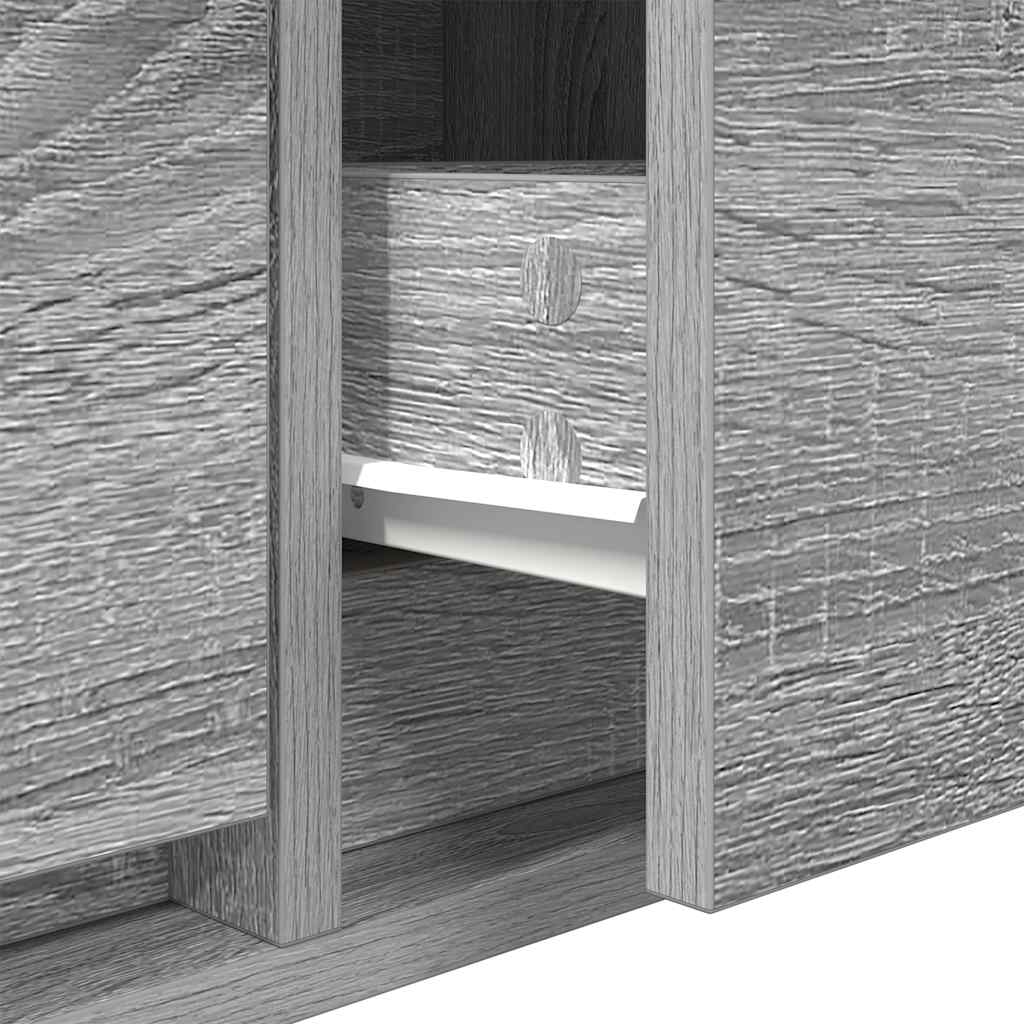 vidaXL TV Cabinet Grey Sonoma 60x31x25,5 cm Engineered Wood