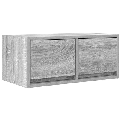 vidaXL TV Cabinets 2 pcs Grey Sonoma 60x31x25,5 cm Engineered Wood