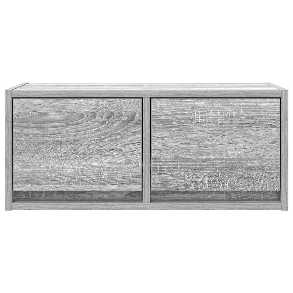 vidaXL TV Cabinets 2 pcs Grey Sonoma 60x31x25,5 cm Engineered Wood