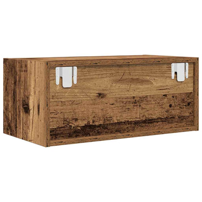 vidaXL TV Cabinet Old Wood 60x31x25,5 cm Engineered Wood